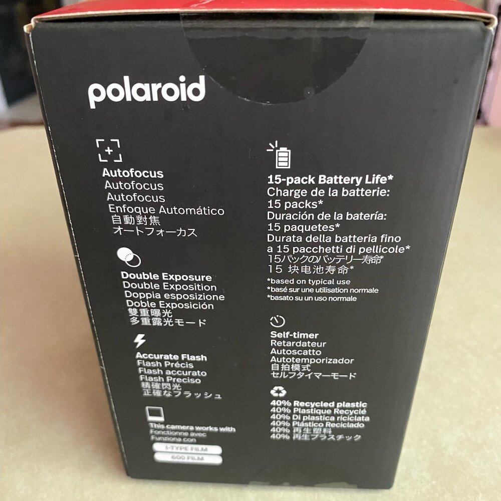 Polaroid - Now Instant Film Camera Generation 2 - Black & White New Unopened - Picture 3 of 5